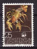 LIECHTENSTEIN.N°587.FONDS INTERNATIONAL POUR LA PROTECTION DE LA NATURE ECREVISSE. Oblitéré - Usati