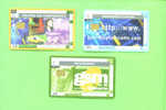 GUERNSEY - Set Of 3 Different Chip Phonecards/Communication - [ 7] Jersey And Guernsey