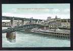 Early Postcard High Level & Swing Bridges Newcastle-on-Tyne Northumberland - Ref 512 - Newcastle-upon-Tyne