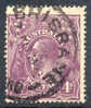 Australia #32 Used 4p Violet Geo V From 1921 - Used Stamps