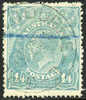 Australia #37 Used 1sh4p Light Blue Geo V From 1920 - Used Stamps