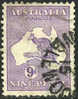 Australia #50 XF Used 9p Lilac (die IV) Kangaroo From 1915 - Gebraucht