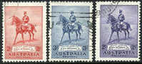 Australia #152-54 Used KGV 24th Anniv Set From 1935 - Gebruikt