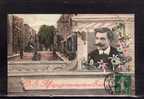 12 ST AFFRIQUE Fantaisie, Souvenir, Poste, Fleurs, Colorisée, Ed ?, 1907 - Saint Affrique
