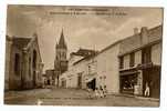 Cpa PONT L ABBE D ARNOULT Rue Centrale Et Les Halles Mercerie CHAILLOU Boucherie CHARRIER Ed Braun 16259 Col Faudray - Pont-l'Abbé-d'Arnoult