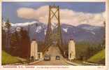 Vancouver Canada - Lions Gate Bridge - Pont - Voitures Cars - Coast Pub. Co. - Non Circulée - Vancouver