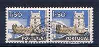 P+ Portugal 1972 Mi 1157 X III Belem (Paar) - Used Stamps
