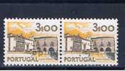 P+ Portugal 1972 Mi 1190 X III Viana Do Castelo (waagr. Paar) - Oblitérés