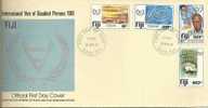 FIJI ISLANDS FDC YEAR OF DISABLED PERSONS  SET OF 4 STAMPS  DATED 21-04-1981 CTO SG? READ DESCRIPTION !! - Fidji (1970-...)