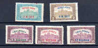 Parlement De 1918 Surchargé, Ae 1 / 5 X, Cote 43,50 €, - Unused Stamps