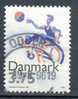 Denmark 1996 Mi. 1120  3.75 Kr Sport 100 Jahre Olympische Spiele Olympic Games Atlanta Rollstuhlbasketball - Oblitérés