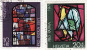 1971 Svizzera - Vetrate D´arte Sacra - Oblitérés