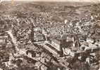 Lons Le Saunier( Jura) Vue Aérienne Place Du 11 Nov. Théatre Municipal En 1953, Photo Combier - Lons Le Saunier