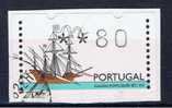 P Portugal 1995 Mi 10 Automatenmarke Karavelle 80 E - Vignette [ATM]