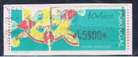 P Portugal 1995 Mi 11 Automatenmarke Blumenmuster 45 E - Vignette [ATM]