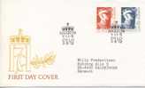 Norway FDC King Hakon VII 3-8-1972 With Cachet Sent To Denmark - FDC