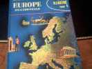 Atlas Illustré Europe Occidentale Ed Les Deux Coqs D'or De 1961 - Mapas/Atlas