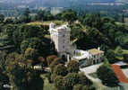 Carte Postale 17. Montendre-les-pins Et Le Chateau Vue D'avion Trés Beau Plan - Montendre