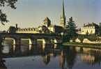 Saint Savin Sur Gartempe ,  L'Eglise , L'ancienne Abbaye , Et Le Pont Sur La Gartempe . - Saint Savin