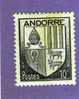 ANDORRE FRANCAIS TIMBRE N° 93 NEUF CHARNIERE ARMOIRIES DES VALLEES - Unused Stamps