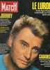 PARIS MATCH De 1986, Johnny HALLYDAY,  LE LURON, CARADEC - People