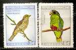 FAUNA - BIRDS - PARROTS 1964 DOMINICAN REPUBLIC  Yvert # 612-616 - MINT (H) - Papagayos