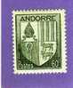 ANDORRE FRANCAIS TIMBRE N° 97 NEUF CHARNIERE ARMOIRIES DES VALLEES - Unused Stamps