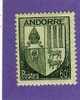 ANDORRE FRANCAIS TIMBRE N° 97 NEUF CHARNIERE ARMOIRIES DES VALLEES - Unused Stamps