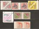 Liberia 1953 Mi# 450-455 A ** MNH - Perf. - X2 -- (# 450, 452-453 Tête-bêche) - Collections, Lots & Séries