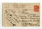 - GRANDE BRETAGNE 1911/35 . AFFRANCHISSEMENT SIMPLE SUR CP DE 1916 POUR LA FRANCE - Cartas & Documentos