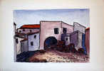 Etienne Petreto : San Antonino (Corse) - Aquarel