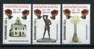 SURINAME 1988 Slavery   Cpl Set Of 3 Yvert Cat. N° 1129/31 Absolutely Perfect MNH ** - Suriname ... - 1975