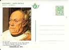 BELGIUM 1975 CARD WITH IMPRESSED STAMP AND PICTURE OF JAN VAN EYCK - Brieven En Documenten