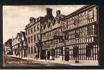 Early Postcard Feathers Hotel & Upper Cross Ledbury Herefordshire - Ref 515 - Herefordshire