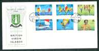 Fdc Virgin Island,olympic Games 1984 , 03/06/1984 , 6 Timbres  - Bb5917 - Iles Vièrges Britanniques