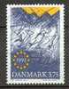 Denmark 1992 Mi. 1038  3.75 Kr Europäische Binnenmarkt Europa-Emblem - Gebraucht