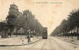 SAINT MANDE (94) Avenue Victor Hugo Tramway électrique Animation - Saint Mande