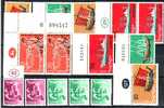 ISRAEL - 15 Timbres** - Unused Stamps (with Tabs)