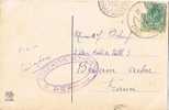 Postal BURGOS  1910 A Francia. Cofre Del CID - Briefe U. Dokumente