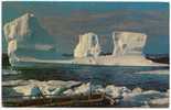 Chrome Postcard, Iceberg Off Twillingate, Notre Dame Bay, Newfoundland - Non Classificati