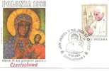 40267)lettera F.d.c. Visita Ss Paolo II A Czestchowa Con 1.50 + Annullo - FDC
