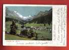 V402 Loèche-les-Bains,Leukerbad.Précurseur.Cachet Leuk-Bad + Vevey 1902.Wehrli 3337 - Loèche