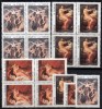 Gemälde Maler Americo 1993 Brasilien 2519/1+ 4-Block ** 38€ Genies Junge Frau Liebes-Paar Bloque M/s Art Sheet Bf Brazil - Nudes