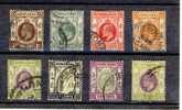 GB28) GRAN BRETAGNA COLONIE  -HONG-KONG 1903 -Serietta 8val USED - Used Stamps