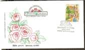 India 2005 Rose Festival Of Garden Tree Plant Children Painting Special Cover # 16247 Inde Indien - Rozen