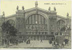 PARIS, FRANCE - GARE DU NORD - ANIMATED - VINTAGE CARS - CIRCA 1900-10 - Trasporto Pubblico Stradale