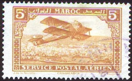 Pays : 315,9 (Maroc : Protectorat Français) Yvert Et Tellier N° :Aé  1 (o) - Poste Aérienne