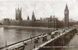 4502  United Kindom   London   Houses Of Parliament & Westminster  Bridge  NV - Houses Of Parliament