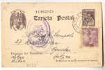 D681 - Entier Postal San Sebastian "cachet De Censure" Cachet Militaire Allemand, Croix Gammée - 1931-....