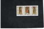 SAN MARINO - UNIF. 1192.1194 -  1986  NATALE: DIPINTI DI HANS MEMLING  - NUOVI ** - Unused Stamps